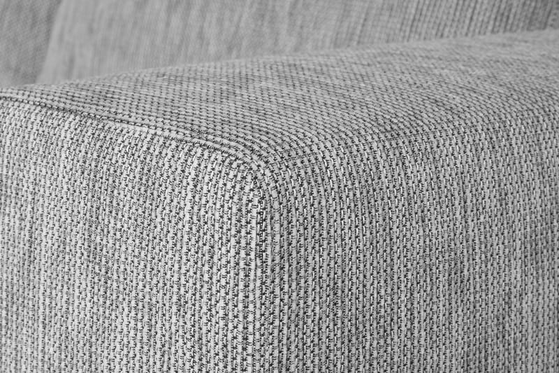 Link 4-seters Venstrevendt L-formet Sjeselongsofa i Stoff - Lys grå - Møbler - Sofaer - Sofa med sjeselong