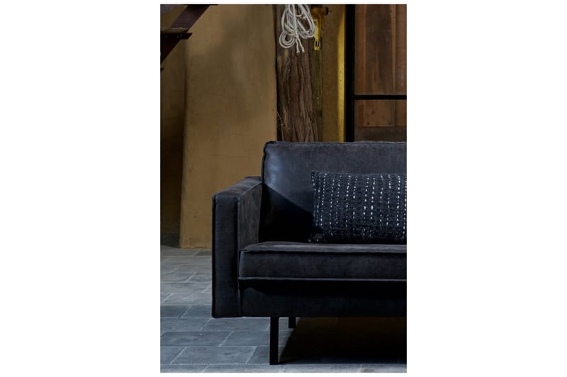 Lissbon Divansofa Høyre - Svart - Møbler - Sofaer - Sofa med sjeselong