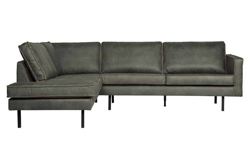Lissbon Hjørnesofa - Hærgrønn - Møbler - Sofaer - Sofa med sjeselong