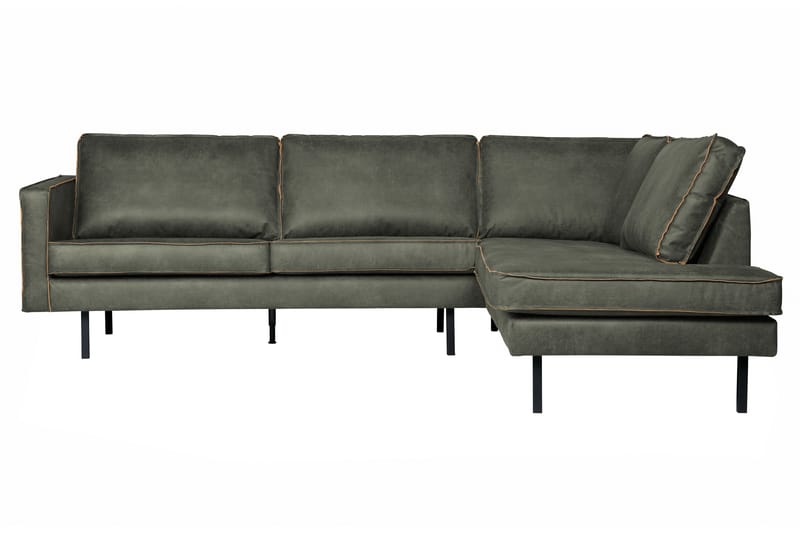 Lissbon Hjørnesofa - Hærgrønn - Møbler - Sofaer - Sofa med sjeselong