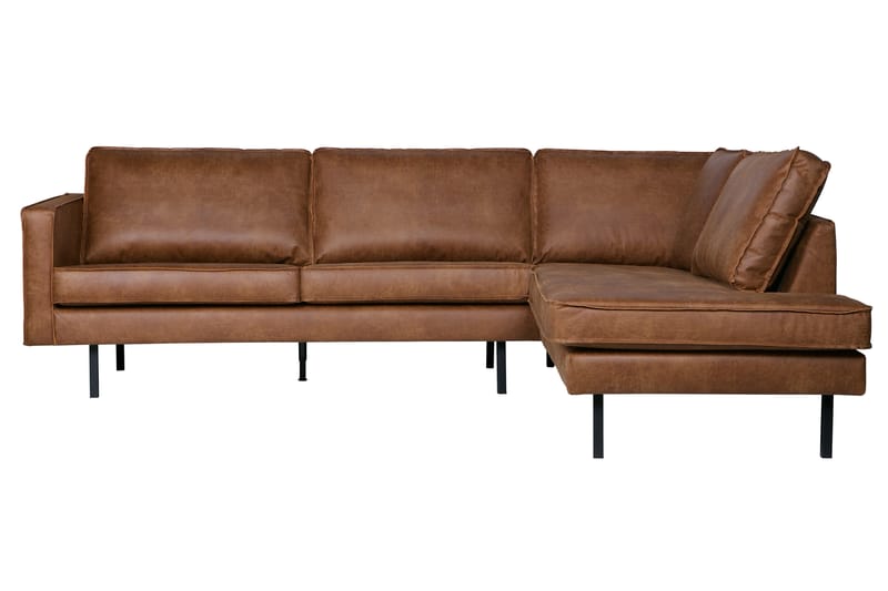Lissbon Hjørnesofa - Konjakk - Møbler - Sofaer - Sofa med sjeselong