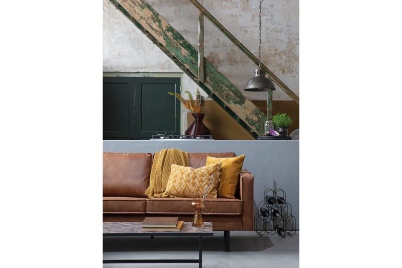 Lissbon Hjørnesofa - Konjakk - Møbler - Sofaer - Sofa med sjeselong