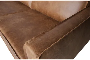 Lissbon Hjørnesofa - Konjakk - Møbler - Sofaer - Sofa med sjeselong