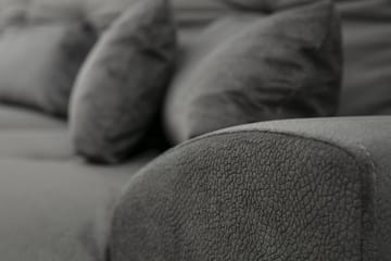 Longa Hjørnesofa med Divan Venstre - Svart - Møbler - Sofaer - Sofa med sjeselong