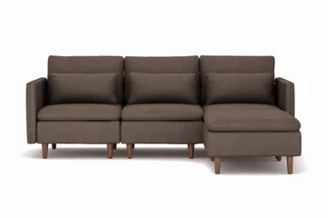 Lovis 3-seters sofa med vendbar sjeselong i stoff