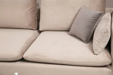Luces Divansofa - Beige - Møbler - Sofaer - Sofa med sjeselong