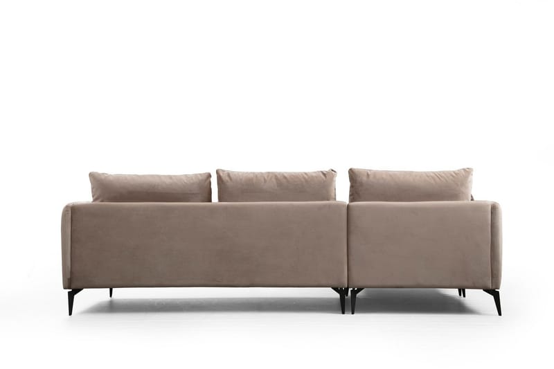 Luces Venstre L-formet Sofa med Sjeselong 289 cm i Stoff - Beige - Møbler - Sofaer - Sofa med sjeselong