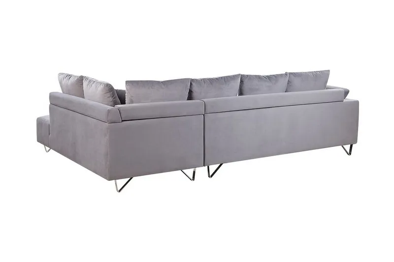 Lunnera 4-seter Hjørnesofa Venstre - Grå - Møbler - Sofaer - Sofa med sjeselong