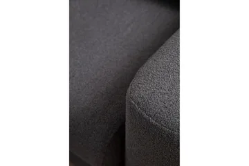 Makhan 3-seter Høyre L-formet Sofa med Sjeselong i Bouclé - Antracitt - Møbler - Sofaer - Sofa med sjeselong