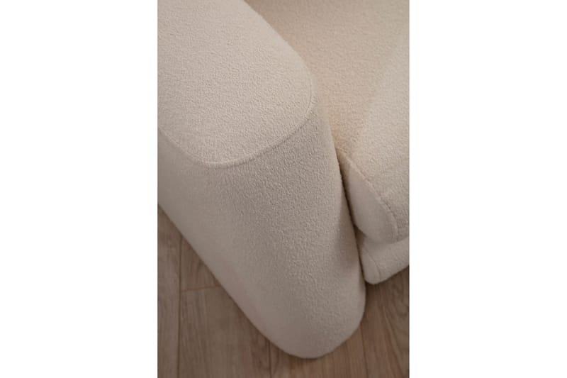 Makhan Sofa med Sjeselong 3-seter - Lys beige - Møbler - Sofaer - Sofa med sjeselong