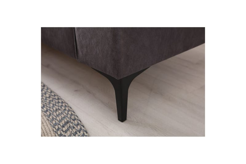 Malpani Sofa med Divan 3-sits - Antrasitt - Møbler - Sofaer - Sofa med sjeselong