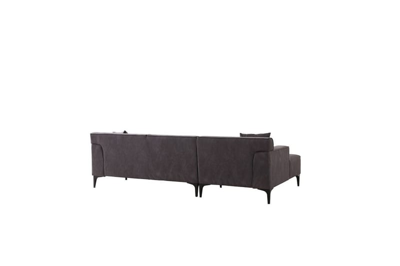 Malpani Sofa med Divan 3-sits - Antrasitt - Møbler - Sofaer - Sofa med sjeselong