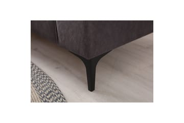 Malpani Sofa med Divan 3-sits - Antrasitt - Møbler - Sofaer - Sofa med sjeselong