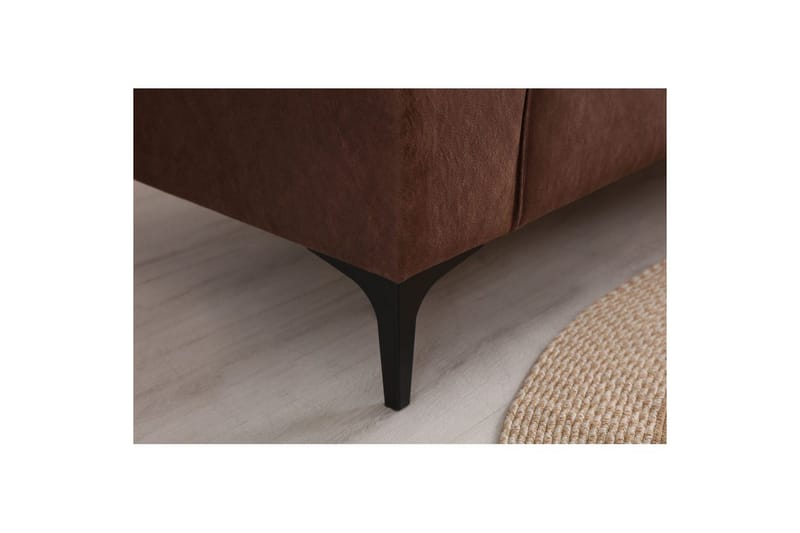 Malpani Sofa med Divan 3-sits - Cognac - Møbler - Sofaer - Sofa med sjeselong