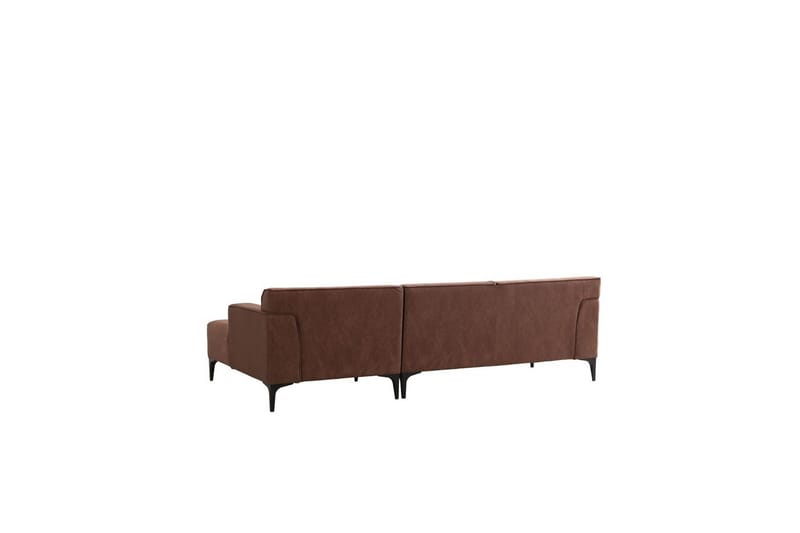 Malpani Sofa med Divan 3-sits - Cognac - Møbler - Sofaer - Sofa med sjeselong
