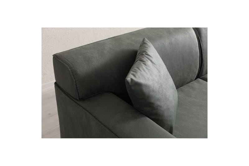 Malpani Sofa med Divan 3-sits - Grønn - Møbler - Sofaer - Sofa med sjeselong