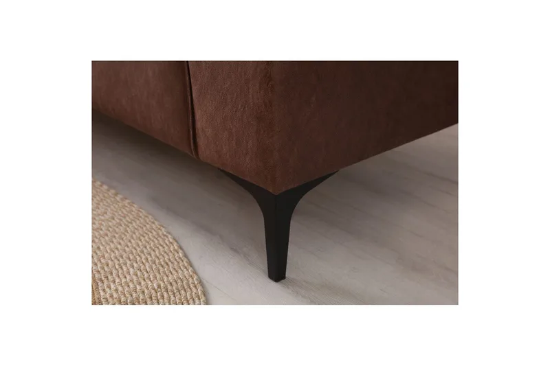 Malpani Sofa med Divan 4-sits - Cognac - Møbler - Sofaer - Sofa med sjeselong