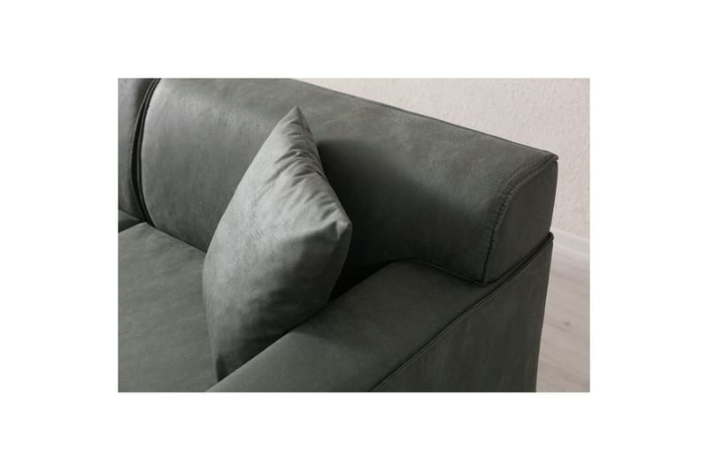 Malpani Sofa med Divan 4-sits - Grønn - Møbler - Sofaer - Sofa med sjeselong