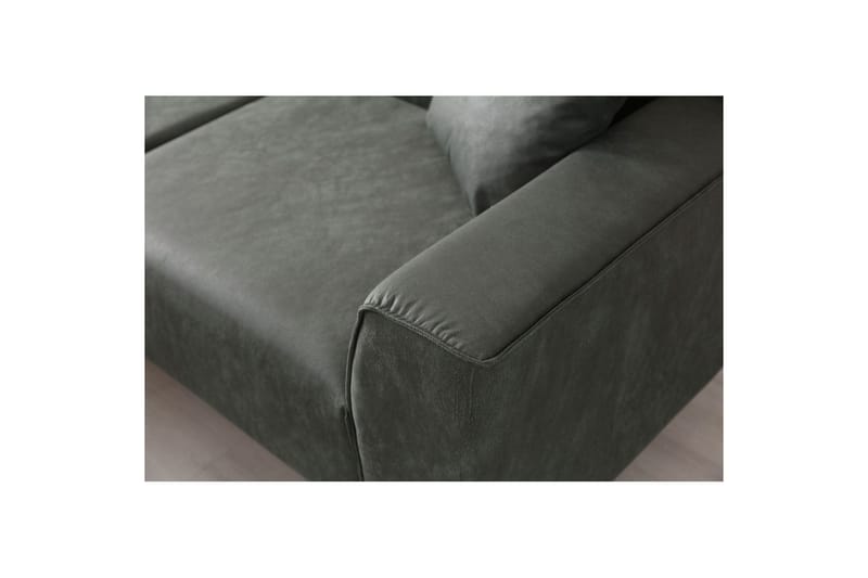 Malpani Sofa med Divan 4-sits - Grønn - Møbler - Sofaer - Sofa med sjeselong
