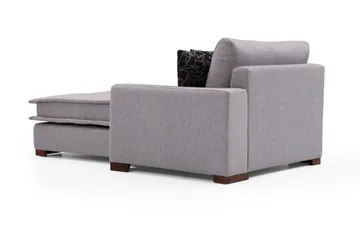 Mamerto Sofa m. Divan 4-seters - Lysegrå - Møbler - Sofaer - Hjørnesofa - Hjørnesofa med divan