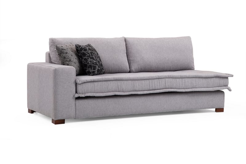 Mamerto Sofa m. Divan 4-seters - Lysegrå - Møbler - Sofaer - Sofa med sjeselong