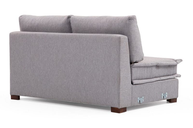 Mamerto Sofa m. Divan 4-seters - Lysegrå - Møbler - Sofaer - Sofa med sjeselong
