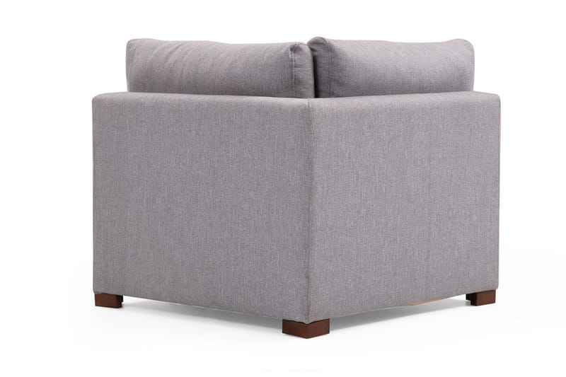 Mamerto Sofa m. Divan 4-seters - Lysegrå - Møbler - Sofaer - Sofa med sjeselong