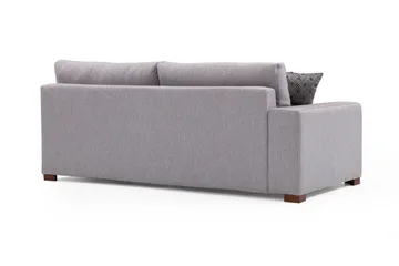 Mamerto Sofa m. Divan 4-seters - Lysegrå - Møbler - Sofaer - Hjørnesofa - Hjørnesofa med divan