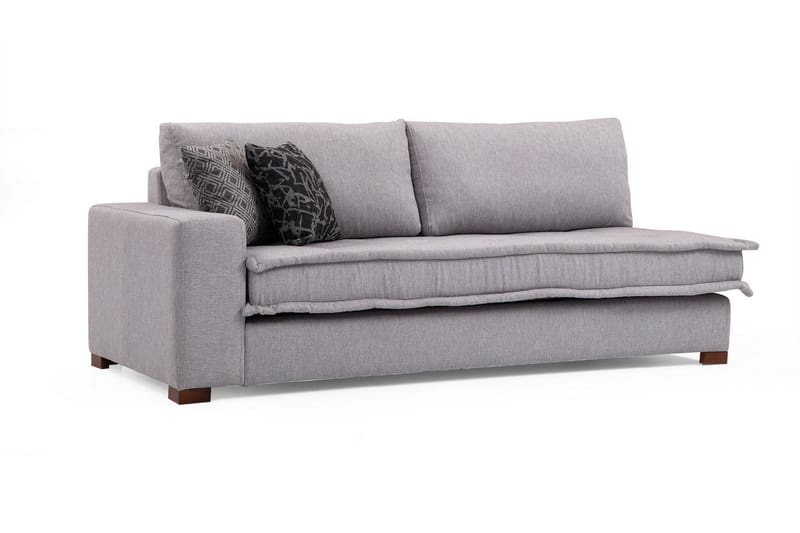 Mamerto Sofa m. Divan 4-seters - Lysegrå - Møbler - Sofaer - Sofa med sjeselong