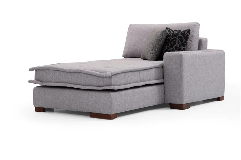Mamerto Sofa m. Divan 4-seters - Lysegrå - Møbler - Sofaer - Sofa med sjeselong