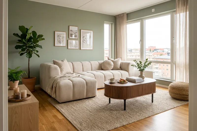 Marlow 3-seters Boblete Divansofa venstre - Beige - Møbler - Sofaer - Sofa med sjeselong