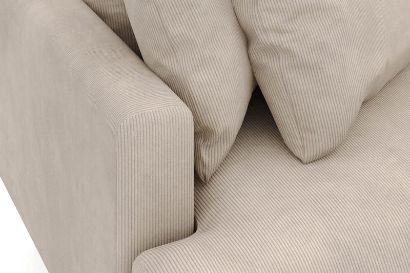 Menard 3-seters Høyrevendt L-formet Divansofa i Manchester - Greige - Møbler - Sofaer - Sofa med sjeselong