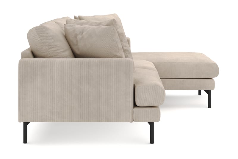 Menard 3-seters Høyrevendt L-formet Divansofa i Manchester - Greige - Møbler - Sofaer - Sofa med sjeselong