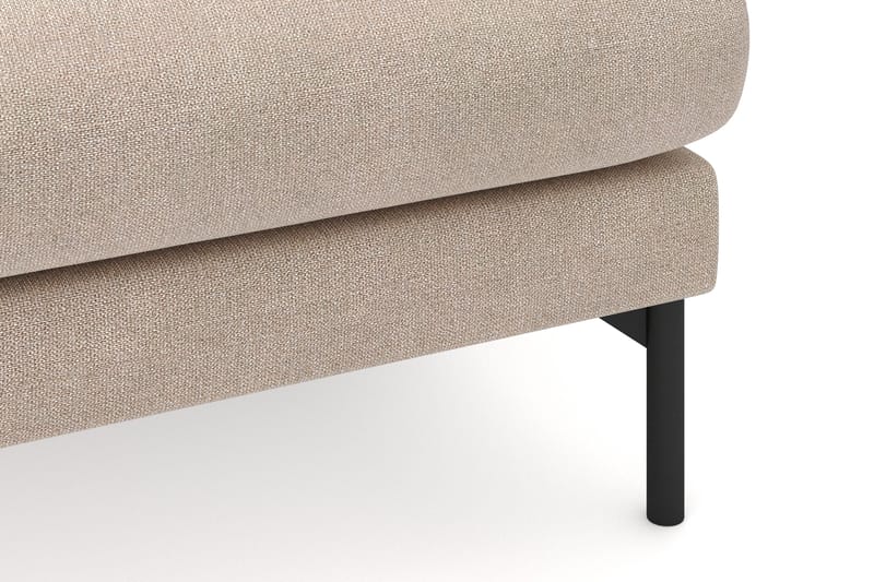 Menard 3-seters Høyrevendt L-formet Divansofa i Stoff - Beige - Møbler - Sofaer - Sofa med sjeselong