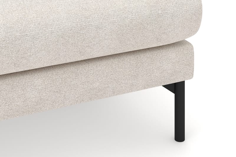 Menard 3-seters Høyrevendt L-formet Divansofa i Stoff - Beige - Møbler - Sofaer - Sofa med sjeselong