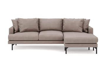 Menard 3-seters Høyrevendt L-formet Divansofa i Stoff