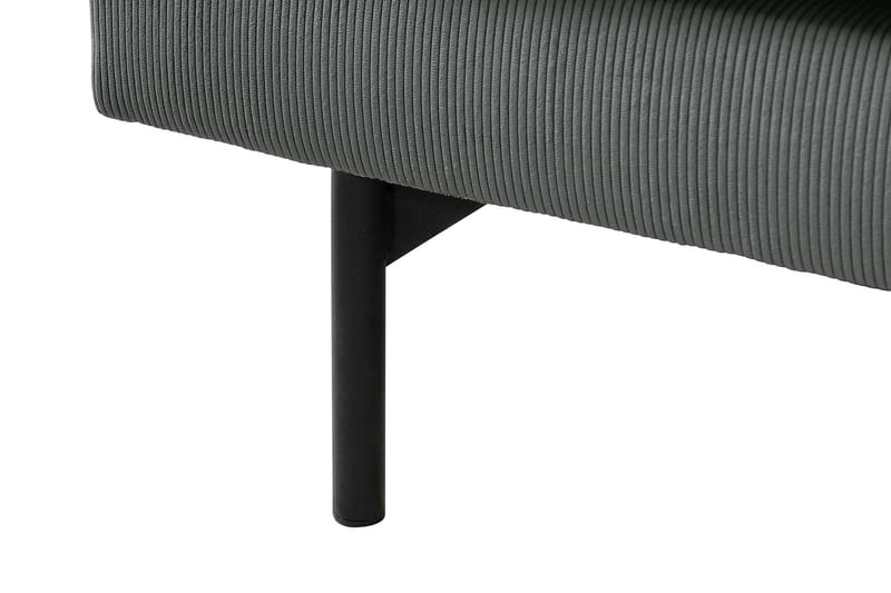 Menard 4-seters Høyrevendt Dyp L-formet Sjeselongsofa i Manchester - Grå - Møbler - Sofaer - Sofa med sjeselong