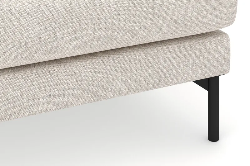 Menard 4-seters Høyrevendt Dyp L-formet Sjeselongsofa i Stoff - Beige - Møbler - Sofaer - Sofa med sjeselong