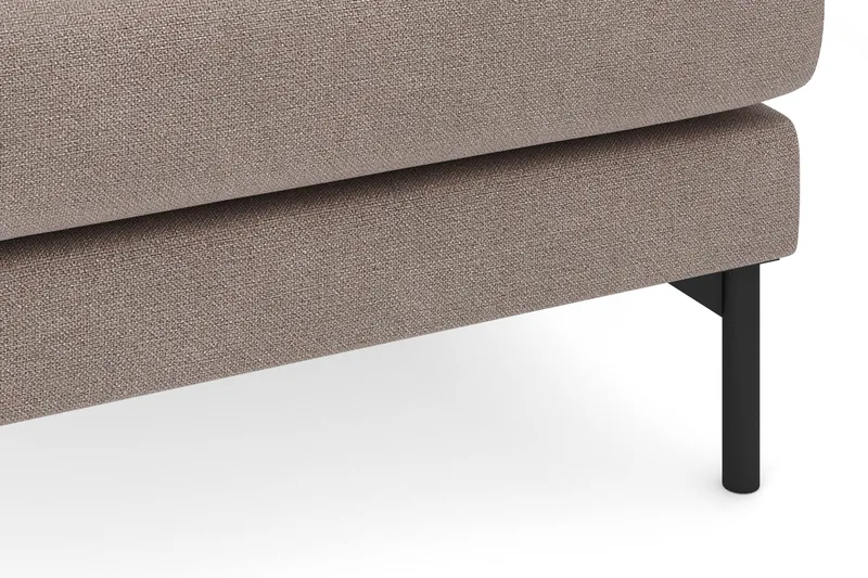 Menard 4-seters Høyrevendt Dyp L-formet Sjeselongsofa i Stoff - Brun - Møbler - Sofaer - Sofa med sjeselong