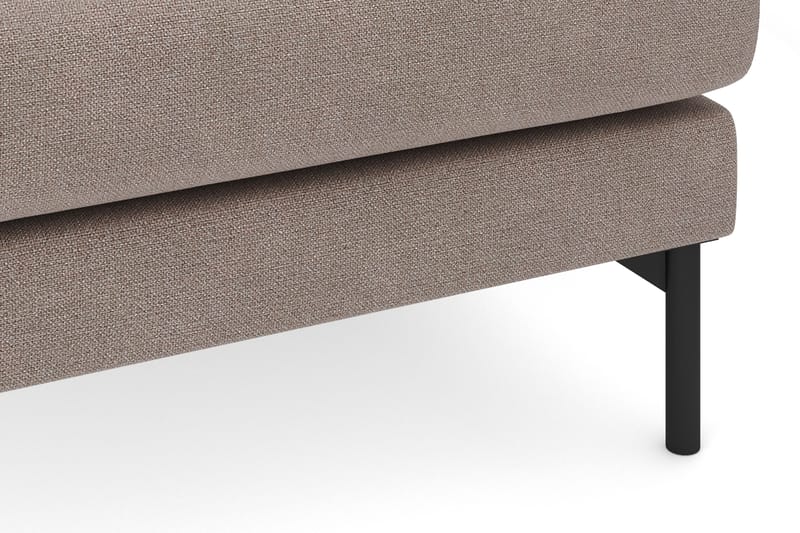 Menard 4-seters Høyrevendt Dyp L-formet Sjeselongsofa i Stoff - Brun - Møbler - Sofaer - Sofa med sjeselong