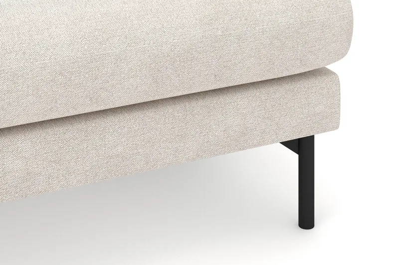 Menard 4-seters Høyrevendt L-formet Divansofa i Stoff - Beige - Møbler - Sofaer - Sofa med sjeselong