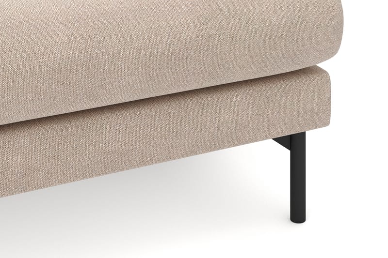 Menard 4-seters Høyrevendt L-formet Divansofa i Stoff - Beige - Møbler - Sofaer - Sofa med sjeselong