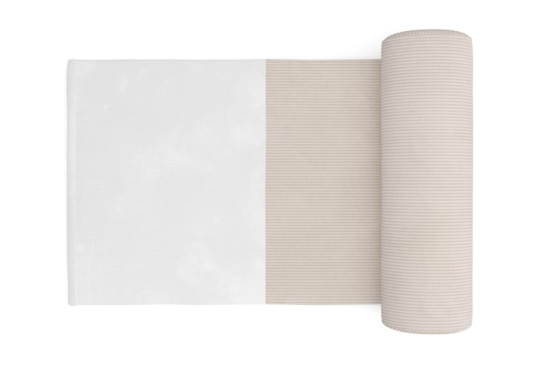 Menard 4-seters Høyrevendt L-formet Sjeselongsofa i Manchester med 2 Nakkeputer - Beige - Møbler - Sofaer - Sofa med sjeselong
