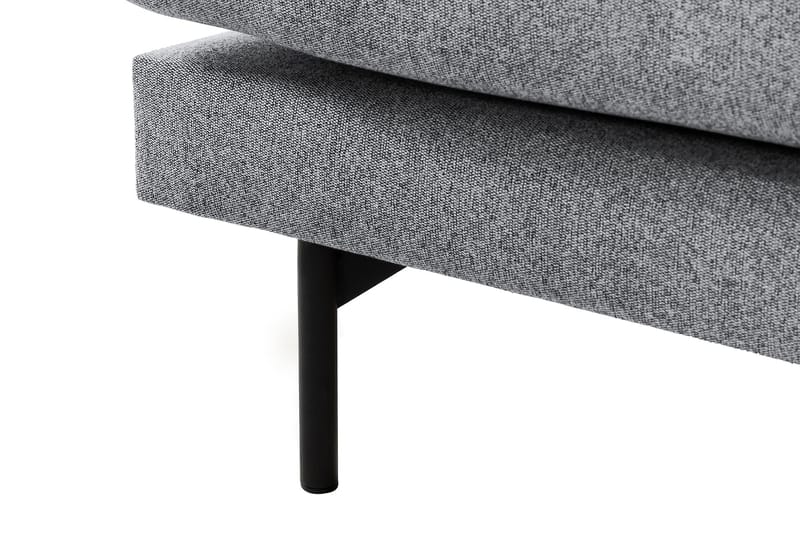 Menard 4-seters Høyrevendt L-formet Sjeselongsofa i Stoff - Grå - Møbler - Sofaer - Sofa med sjeselong
