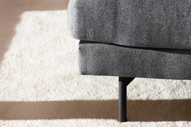 Menard 4-seters Høyrevendt L-formet Sjeselongsofa i Stoff - Mørk grå - Møbler - Sofaer - Sofa med sjeselong