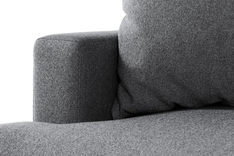 Menard 4-seters Høyrevendt L-formet Sjeselongsofa i Stoff - Mørk grå - Møbler - Sofaer - Sofa med sjeselong