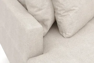 Menard 4-seters Venstrevendt Dyp L-formet Divansofa i Stoff - Beige - Møbler - Sofaer - Sofa med sjeselong