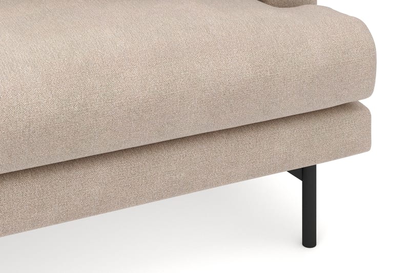 Menard 4-seters Venstrevendt Dyp L-formet Divansofa i Stoff - Beige - Møbler - Sofaer - Sofa med sjeselong