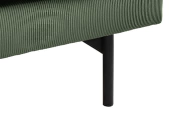Menard 4-seters Venstrevendt Dyp L-formet Sjeselongsofa i Manchester - Grønn - Møbler - Sofaer - Sofa med sjeselong