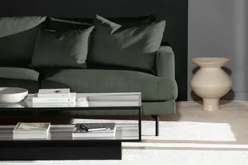 Menard 4-seters Venstrevendt Dyp L-formet Sjeselongsofa i Manchester - Grønn - Møbler - Sofaer - Sofa med sjeselong